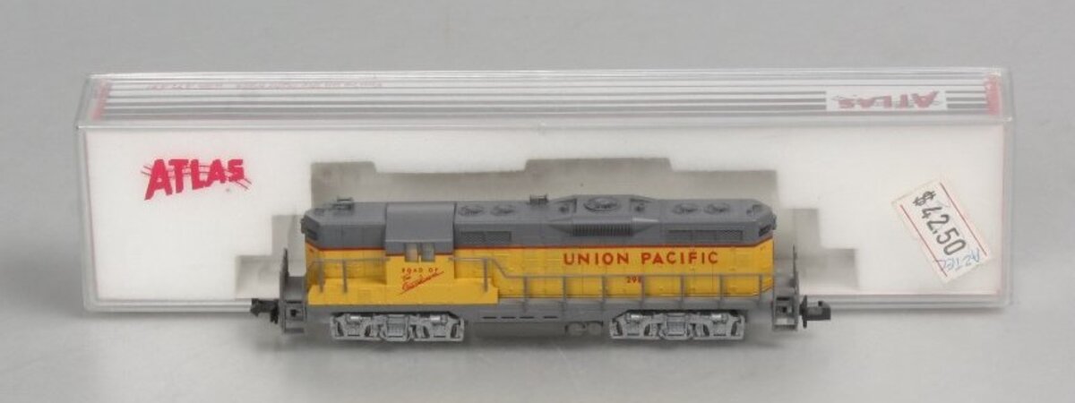 Atlas 4337 N Scale Union Pacific GP-9 Diesel Locomotive #298 EX/Box