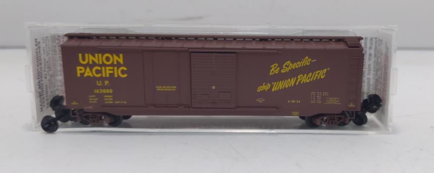 Micro-Trains 03300150 N Union Pacific 50' Plug & Sliding Door Boxcar #163080 NIB