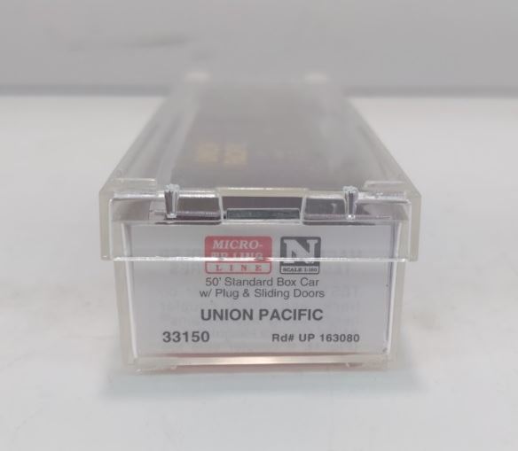 Micro-Trains 03300150 N Union Pacific 50' Plug & Sliding Door Boxcar #163080 NIB