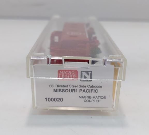 Micro-Trains 10000020 N Missouri Pacific 36' Riveted Steel Side Caboose #13075 LN/Box