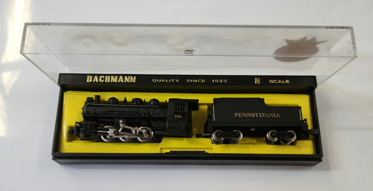 Bachmann 4801 N Pennsylvania 0-6-0 USRA Steam Locomotive & Tender LN/Box