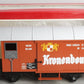 LGB 4028 G Scale Kronenbourg Boxcar w/Plastic Wheels LN/Box