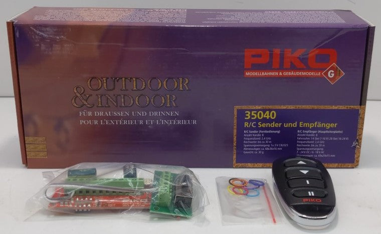 Piko 35040 G Scale R/C Locomotive Receiver 3.5A with Pocket Remote