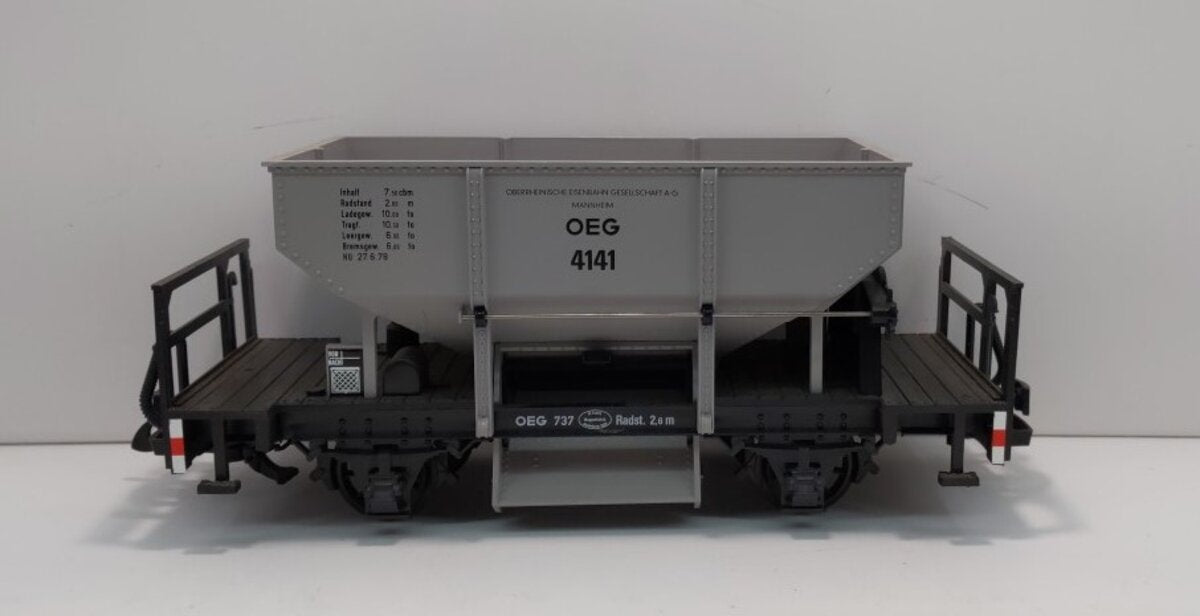 LGB 4141 G Scale OEG European Four-Wheel Ballast Car NIB