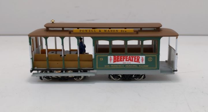 Bachmann 41-0605-G2 HO Scale San Francisco Powell & Mason Cable Car EX/Box