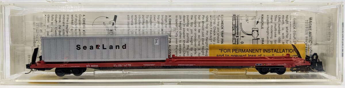 Micro-Trains 07200213 N Detroit, Toledo & Ironton 89' COFC Flatcar #90092 NIB