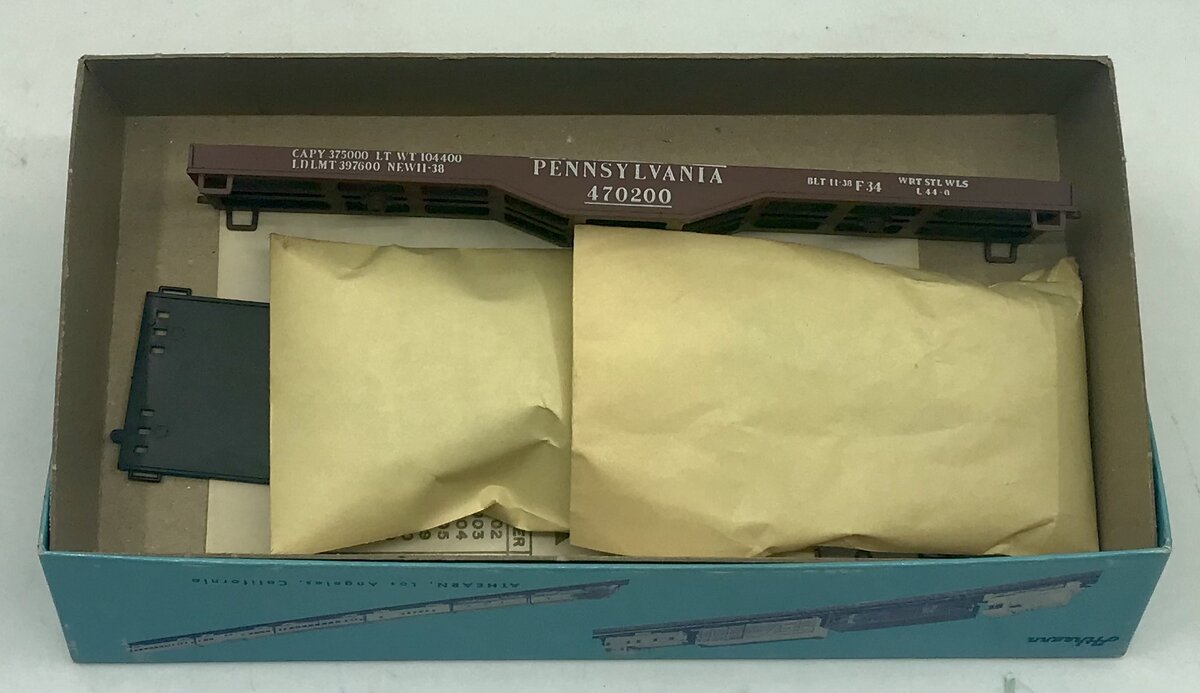 Athearn 1303 HO Scale Pennsylvania Heavy Duty Flatcar Kit
