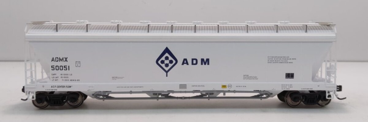 Atlas 1502-1 HO Scale ADM ACF PressureAide Covered Center Flow Hopper # 50051