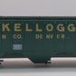 Athearn 6138 HO TLDX Kellogg Grain 3 Bay Covered Hopper #9048