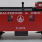 MTH 30-7723 O Gauge Baltimore & Ohio Woodsided Caboose #C1676 LN/Box