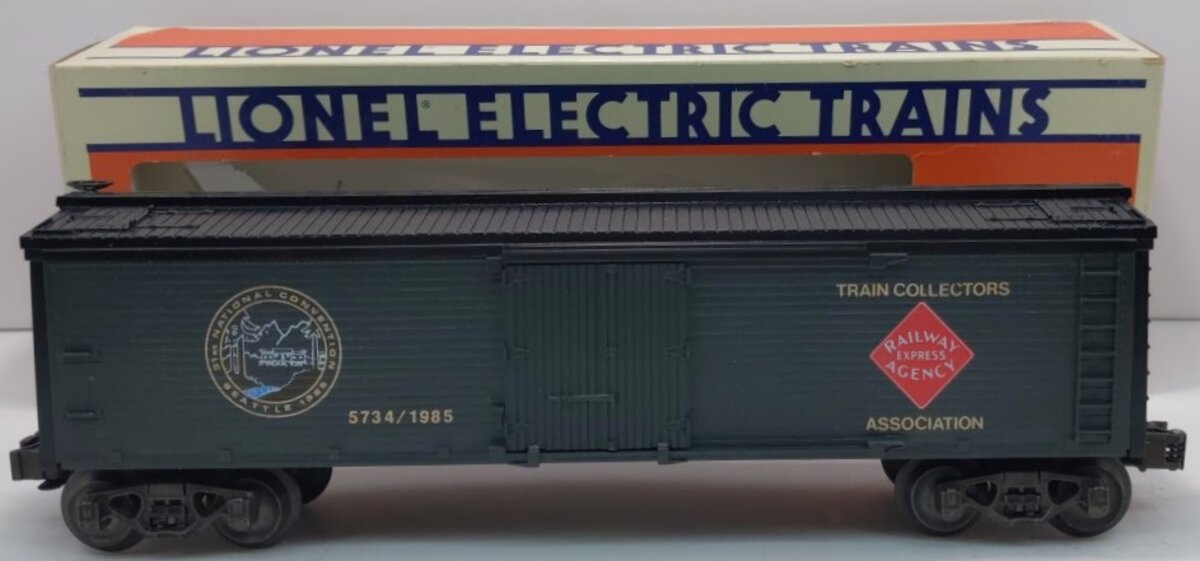 Lionel 6-5734 O Gauge TCA 1985 Convention Car LN/Box