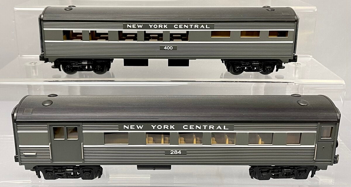 MTH 30-6083 O NYC O-27 Streamlined Combo/Diner Passenger Car Set (Set of 2) NIB