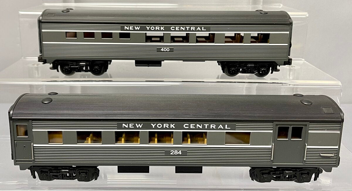 MTH 30-6083 O NYC O-27 Streamlined Combo/Diner Passenger Car Set (Set of 2) NIB