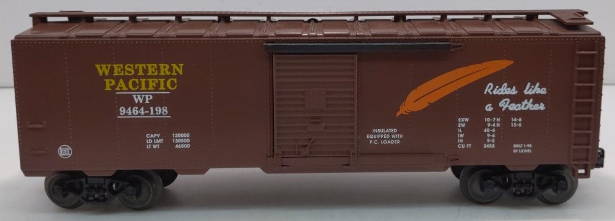 Lionel 6-17233 O Gauge Western Pacific Boxcar #9464-198 LN/Box