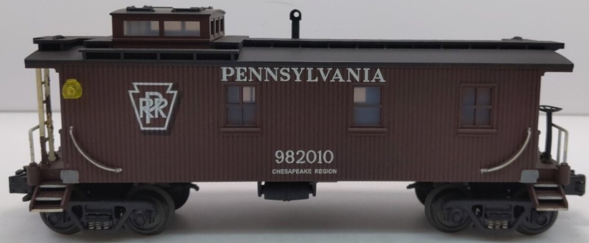 MTH 33-7801 O Pennsylvania Woodsided Caboose #982010 EX/Box