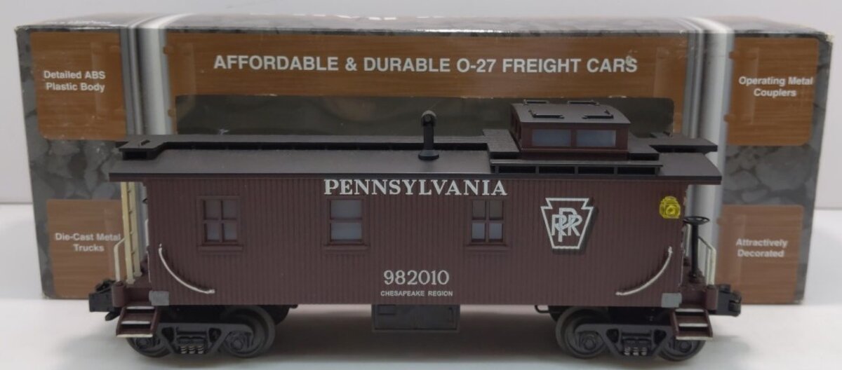 MTH 33-7801 O Pennsylvania Woodsided Caboose #982010 EX/Box