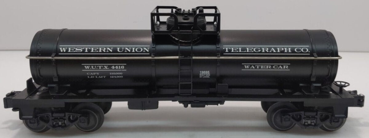 Lionel 6-19695 O Gauge LRRC Western Union Water Tank Car LN/Box