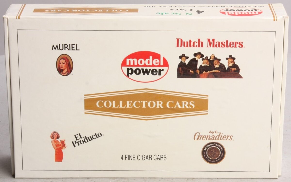 Model Power 3608 N Scale Cigar Reefer 4-Car Set LN/Box
