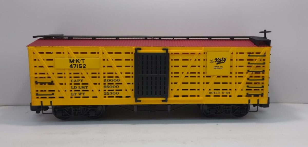 Bachmann 98117 G Scale Missouri, Kansas, & Texas Stock Car #47152 LN/Box