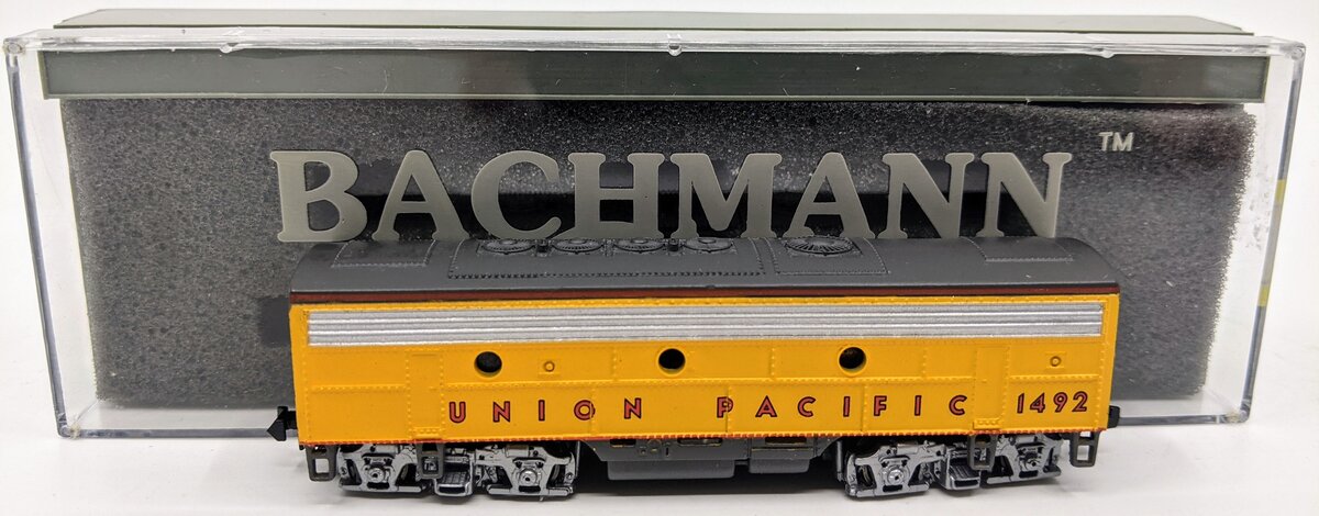 Bachmann 11256 N Scale Union Pacific EMD F7B Diesel Locomotive #1492 LN/Box