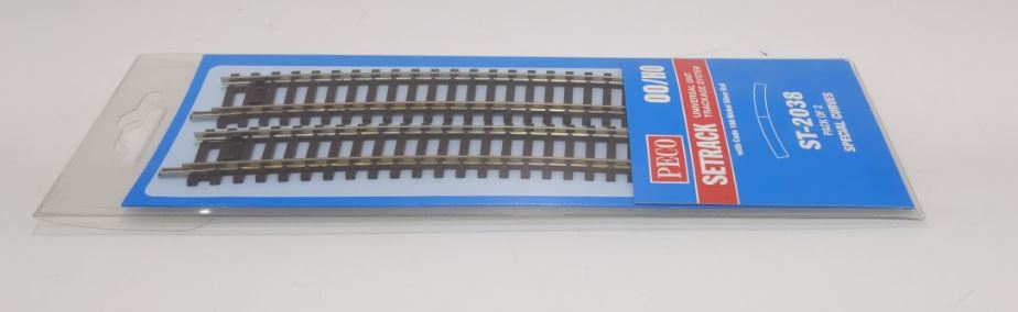 Peco ST-2038 HO Nickel Silver Special 11-1/2 Degree Curved Setrack