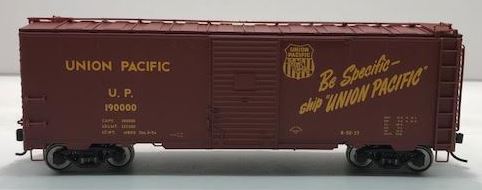 Trix 24900 HO Scale Union Pacific 40' Steel Box Car #190000 LN/Box