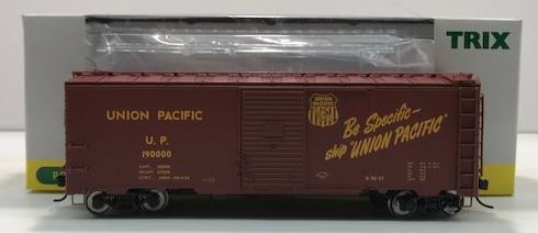 Trix 24900 HO Scale Union Pacific 40' Steel Box Car #190000 LN/Box