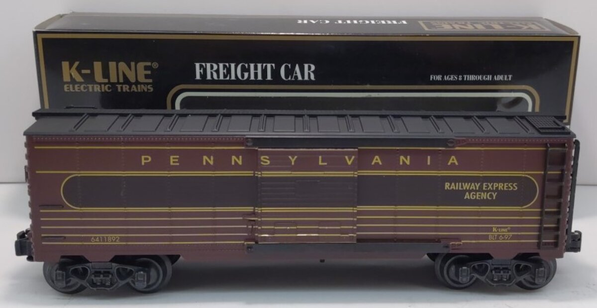 K-Line K641-1892 O Gauge Pennsylvania Railroad Express Boxcar NIB