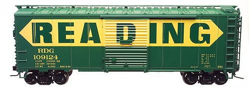 Atlas 0554-2 O Scale Reading Box Car #109124 (2-Rail) NIB