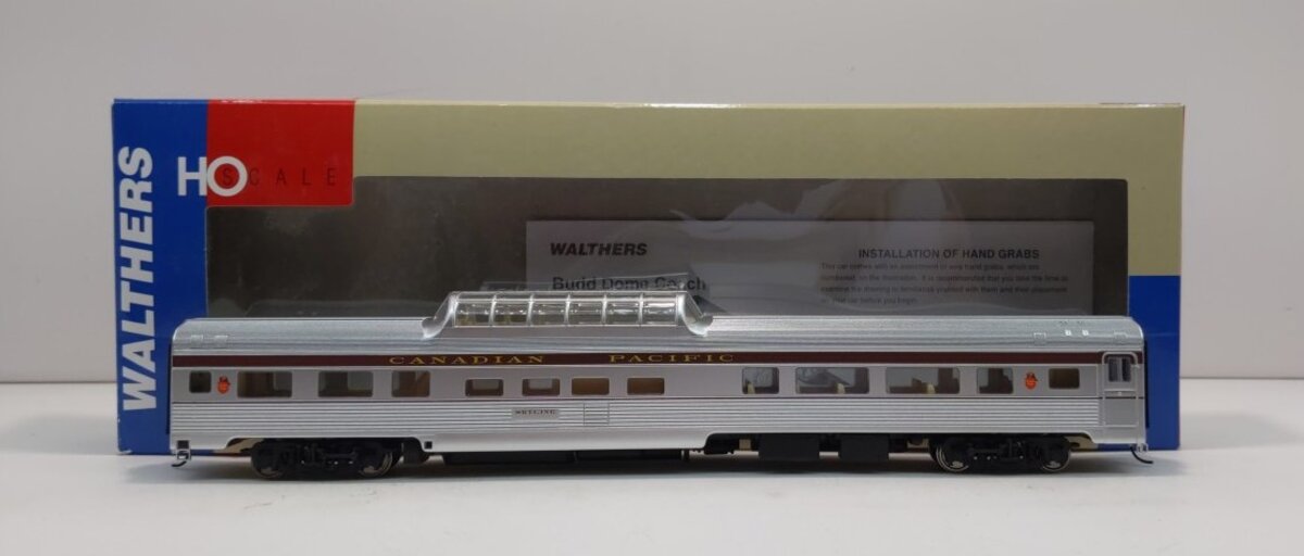 Walthers 932-6489 HO Canadian Pacific 'Skyline' 85' Budd Dome Coach Car LN/Box