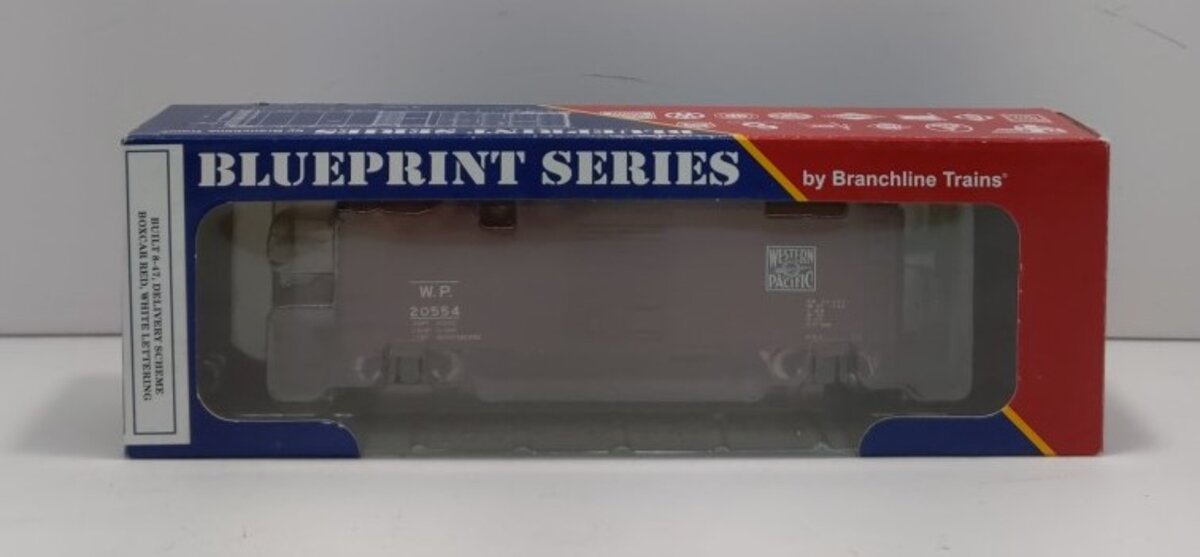 Branchline Trains 116121 HO Western Pacific 40' AAR Boxcar #20554 LN/Box