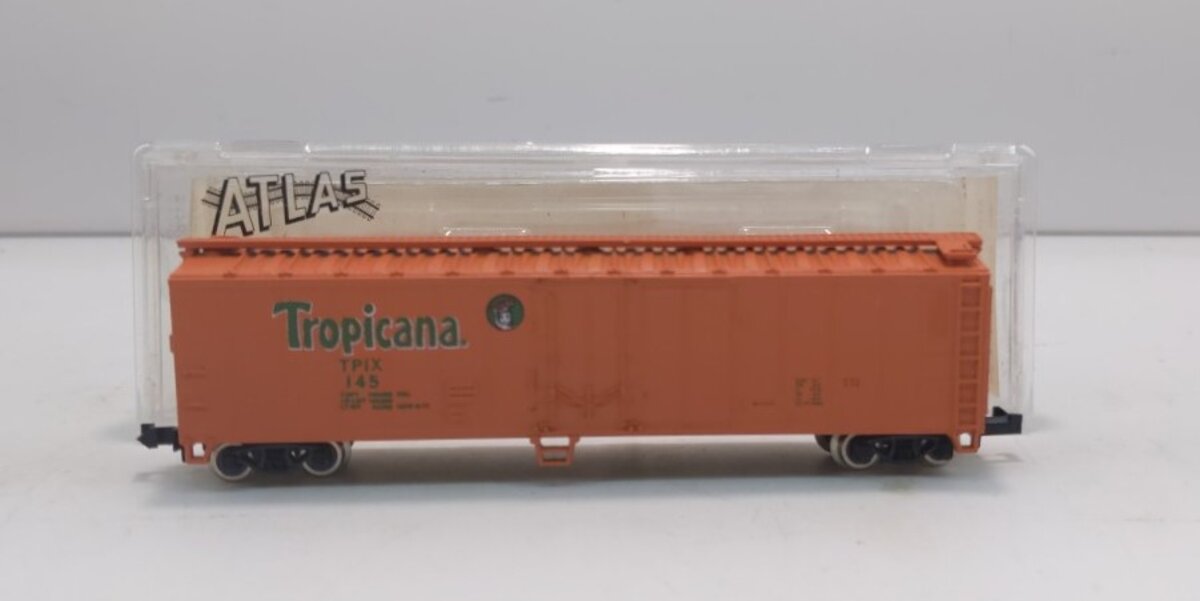 Atlas 3670 N Scale Tropicana 50' Mechanical Reefer #145 LN/Box