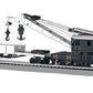 Bachmann 16149 HO Painted Unlettered 250-Ton Steam Crane Car and Boom Tender LN/Box