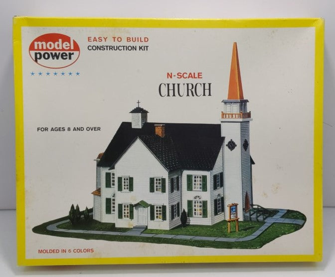 Model Power 1516 N Scale Church Building Kit
