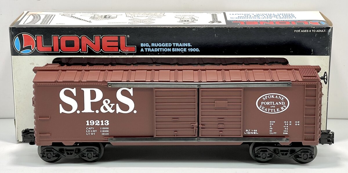 Lionel 6-19213 O Spokane, Portland & Seattle Double Door Boxcar