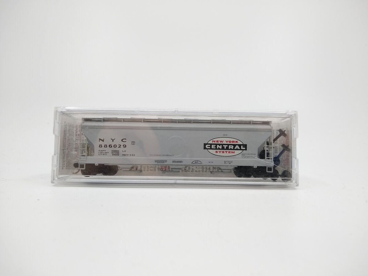 Micro-Trains 09300030 N NYC 3-Bay ACF Center Flow Covered Hopper #886029