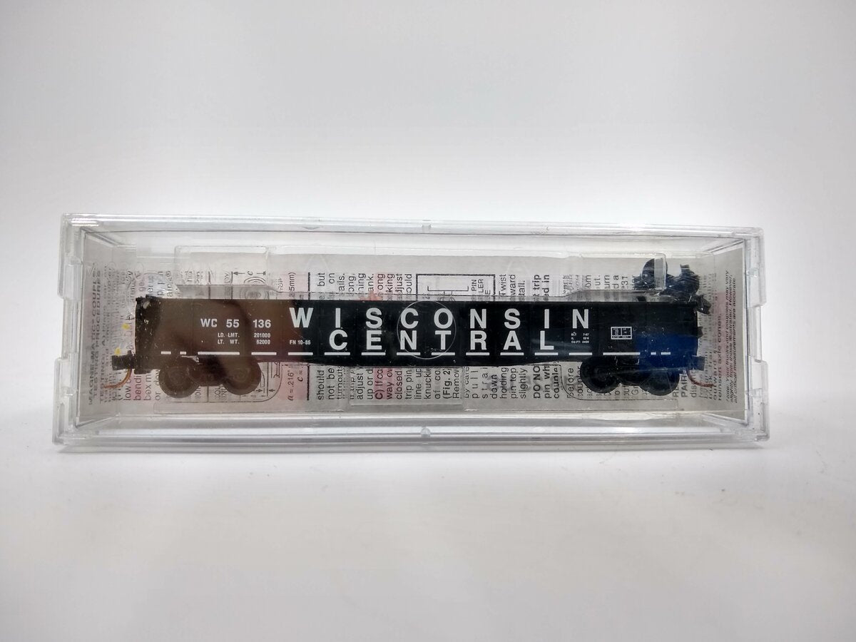 Micro-Trains 04600330 N Scale WC 50' Fishbelly Side Gondola w/Scrap Load #55136 LN/Box