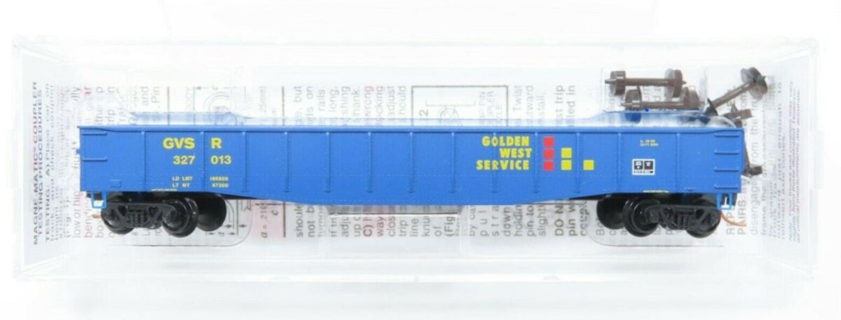 Micro-Trains 10500130 N GWS 50' 14 Panel Steel Fishbelly Side Gondola #327013 LN/Box