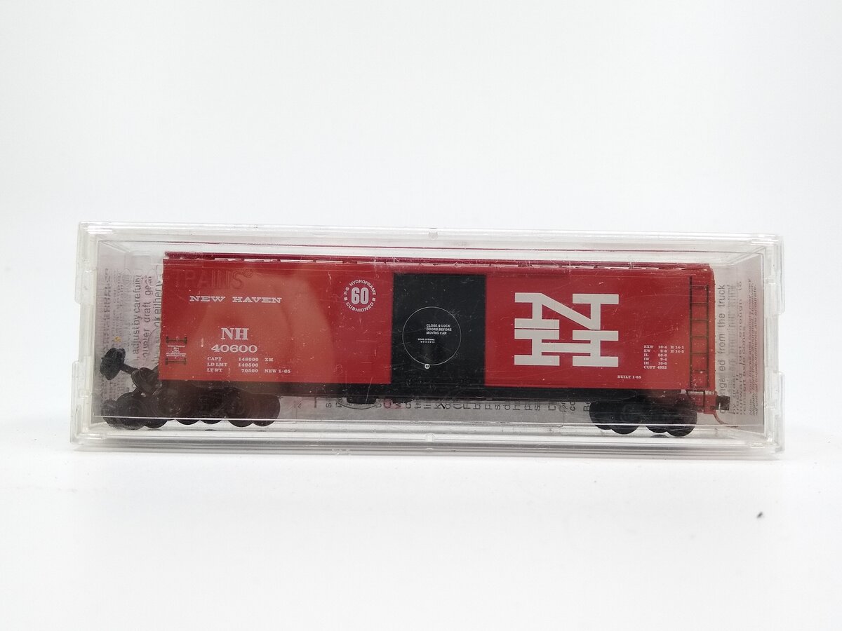 Micro-Trains 03200190 N New Haven 50' Standard Steel Plug Door Boxcar #40600 LN/Box