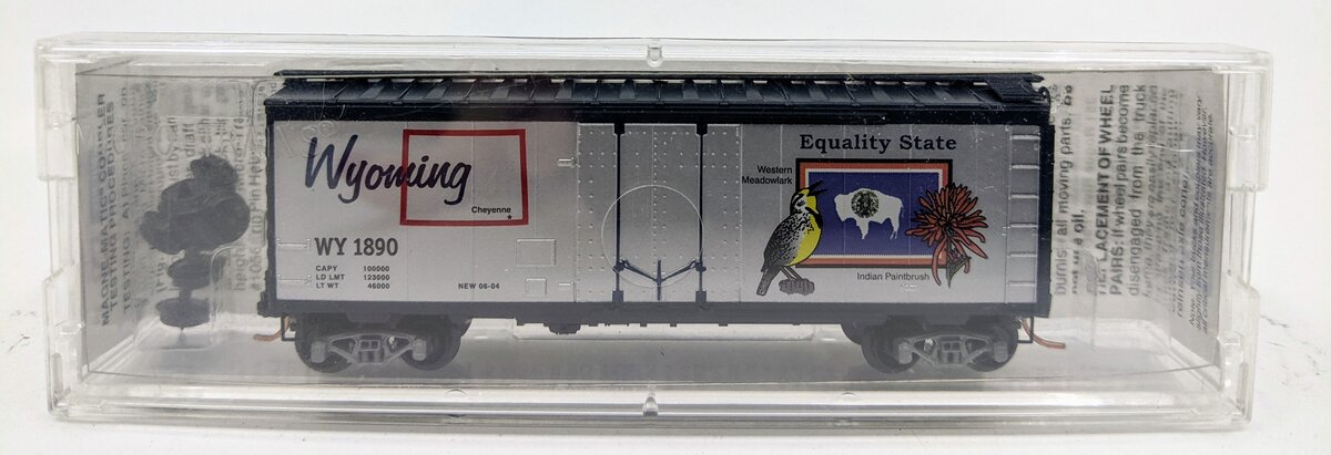 Micro-Trains 02100379 N Scale Wyoming 40' Standard Plug Door Boxcar #1890 LN/Box