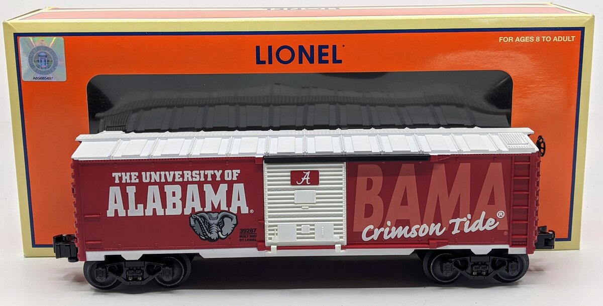 Lionel 6-39287 University of Alabama Boxcar #39287 LN/Box
