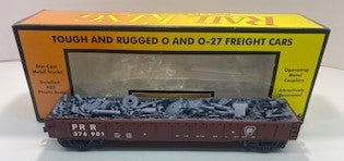 MTH 30-7007C O Gauge Pennsylvania Gondola Car #376901 with Junk Load