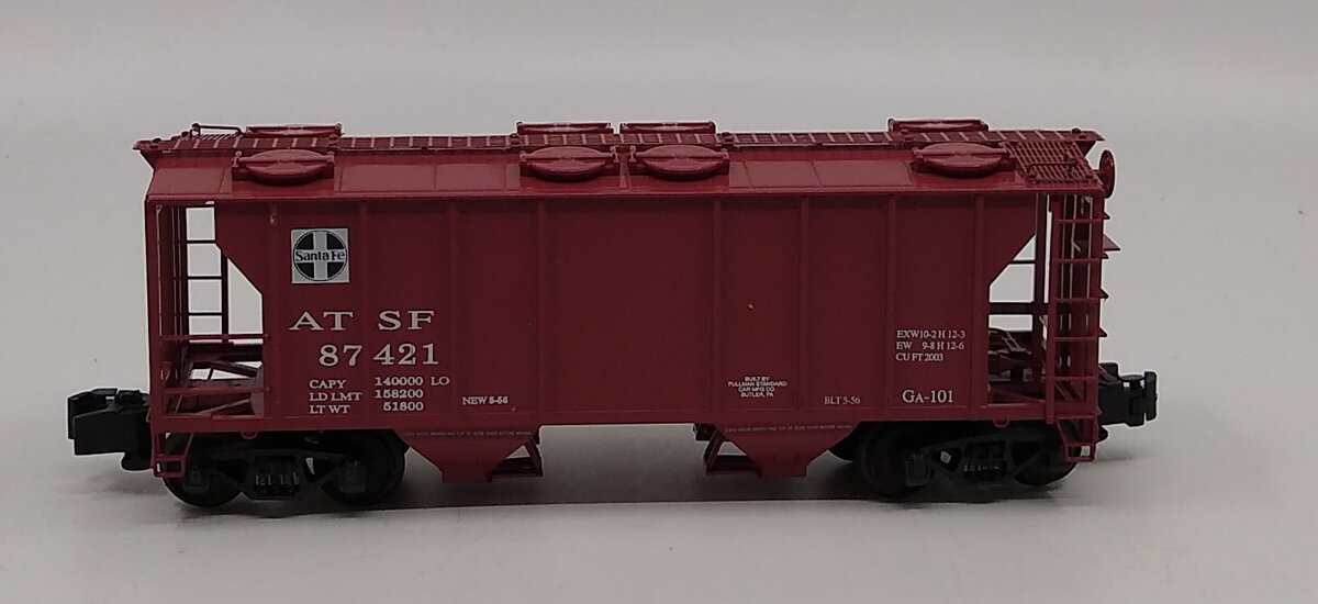 S-Helper S Scale ATSF Santa Fe Hopper Car #87421 EX/Box