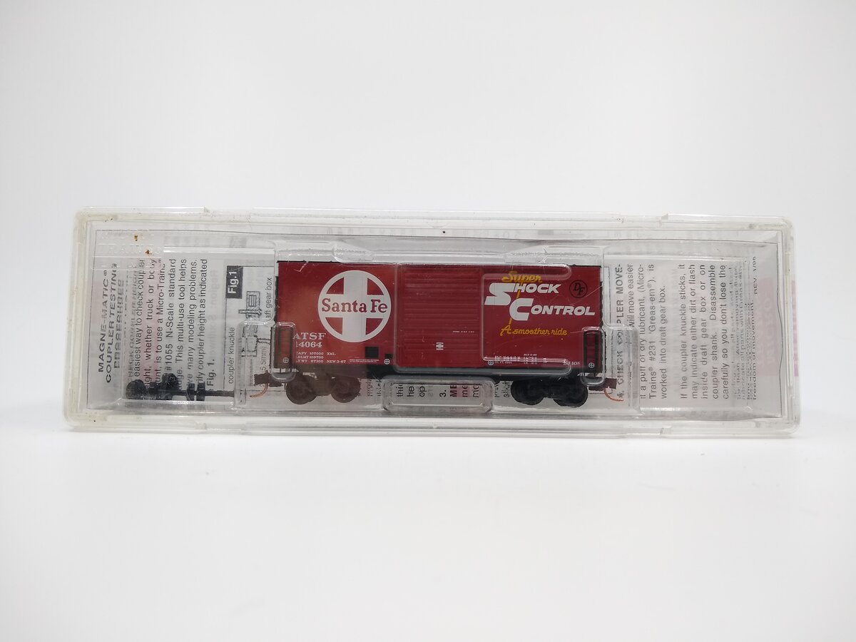 Micro-Trains 10100050 N Santa Fe 40' Single Door Hi-Cube Boxcar #14064 LN/Box