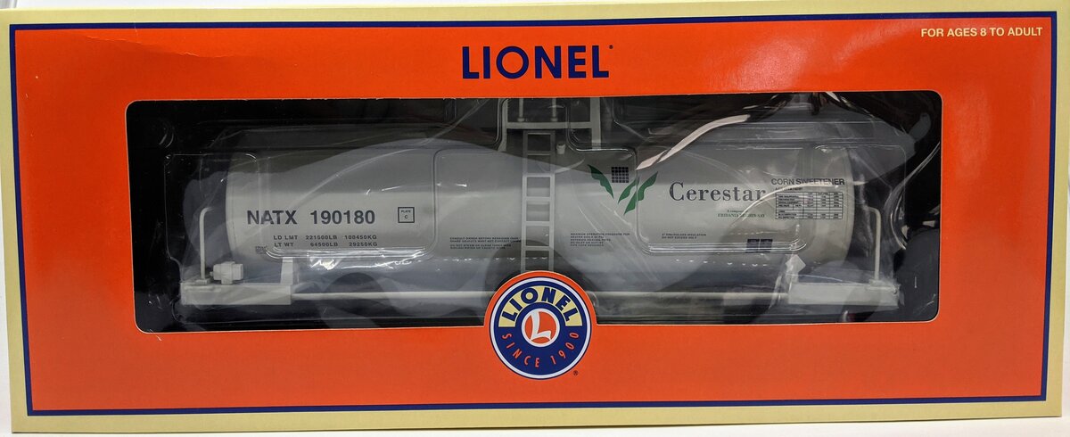 Lionel 6-21864 Cerestar Unibody Tank Car (3Pk.) LN/Box