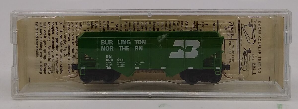 Micro-Trains 05600010 N BN 33' 2-Bay 55 Ton USRA Open Hopper #508911