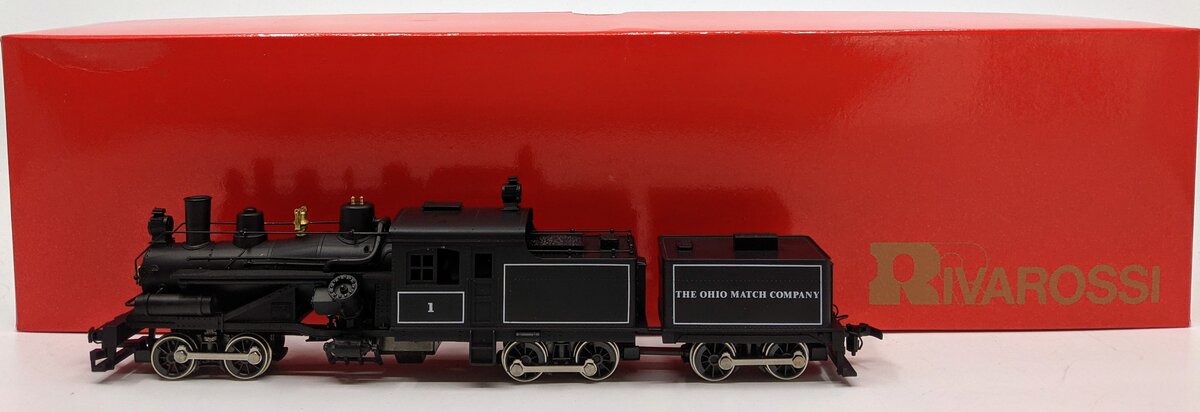 Rivarossi 1569 HO Ohio Match Co. Steam Locomotive and Tender LN/Box