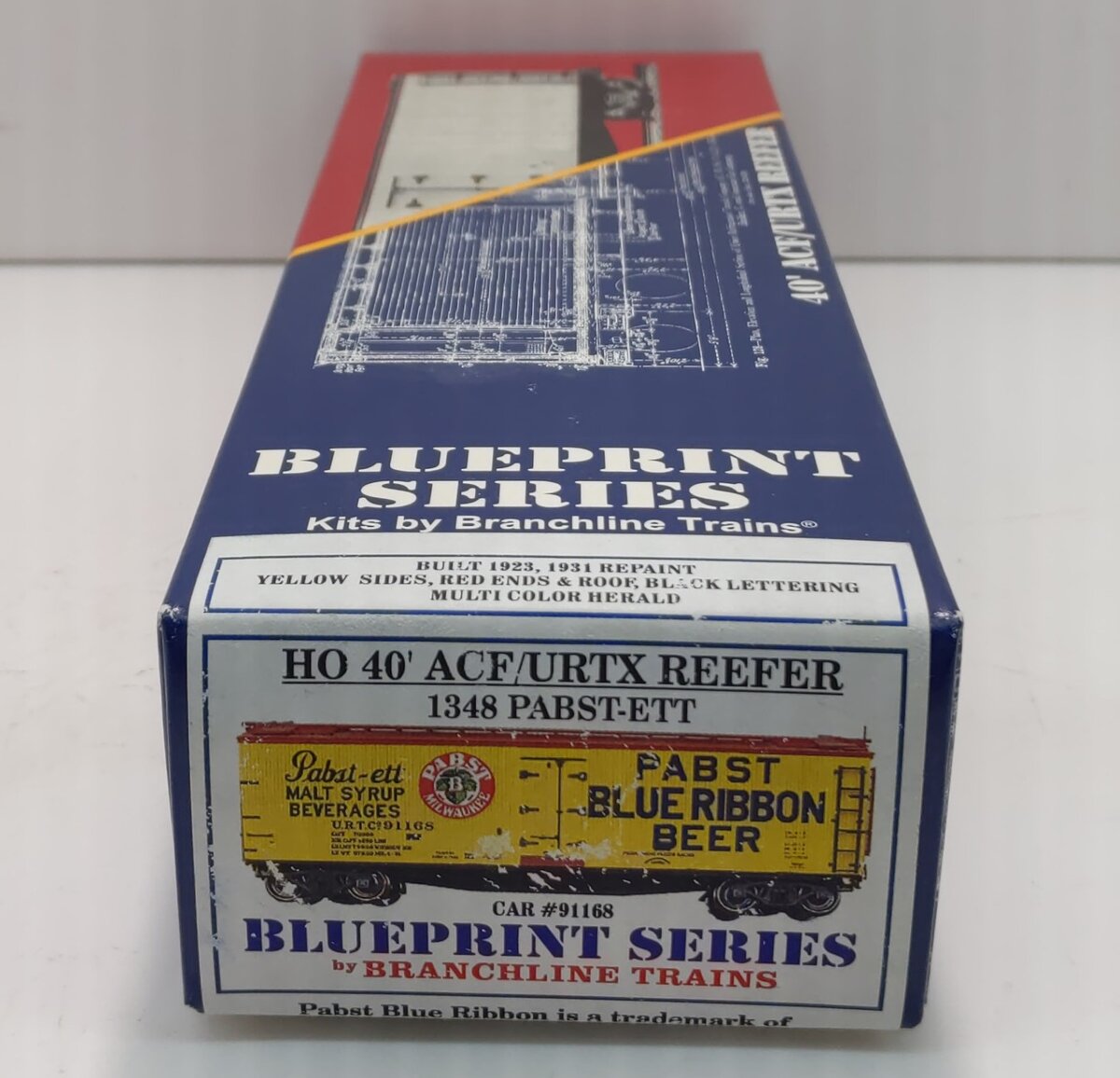 Branchline Trains 1348 HO Scale Pabst-Ett 40' ACF/URTX Reefer Kit #91168