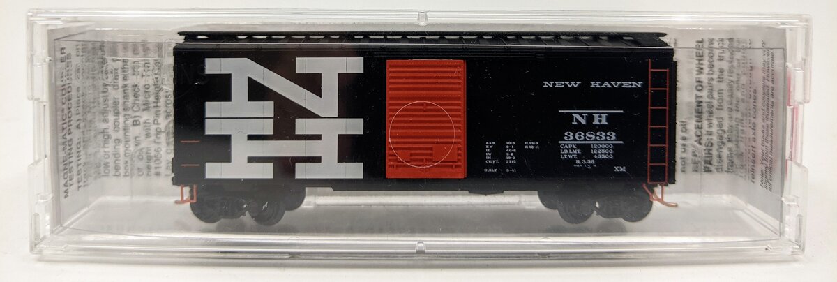 Micro-Trains 02000556 N New Haven 40' Standard Single Door Boxcar #36833 LN/Box