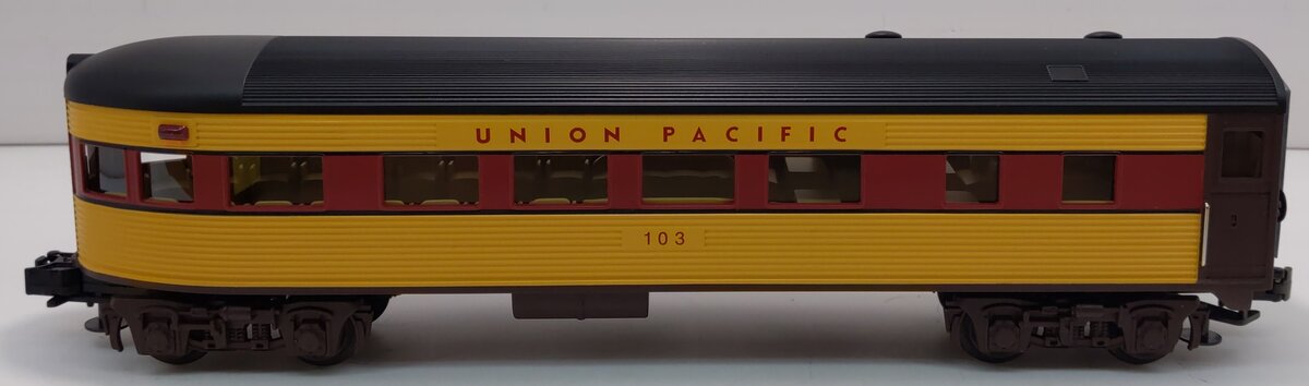 MTH 30-6107E Union Pacific O-27 Streamlined Observation Car #103 LN/Box